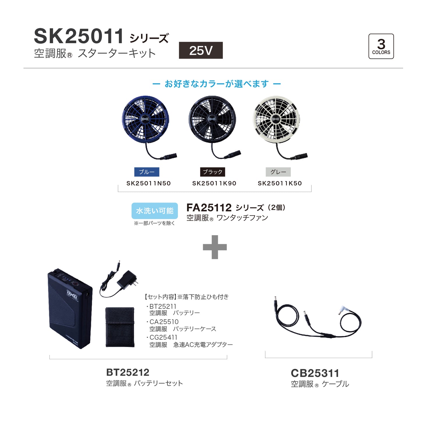 【25V】スターターキット(SK25011シリーズ)